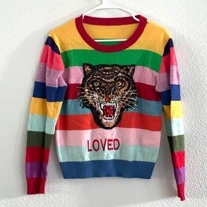 Rainbow sweater